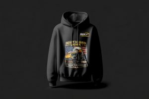 “Working for Freedom” Branded Hoodie Black