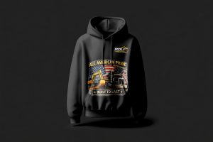 “All American Pride” Branded Hoodie Black