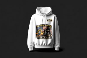 “All American Pride” Branded Hoodie White