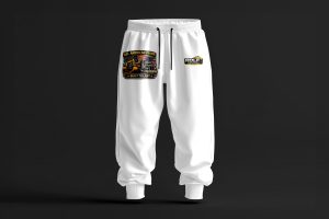 “All American Pride” Branded Trousers White