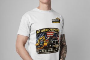 “All American Pride” Branded T-Shirt White