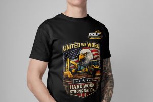 “Freedom” Branded T-Shirt Black