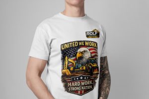 “Freedom” Branded T-Shirt White